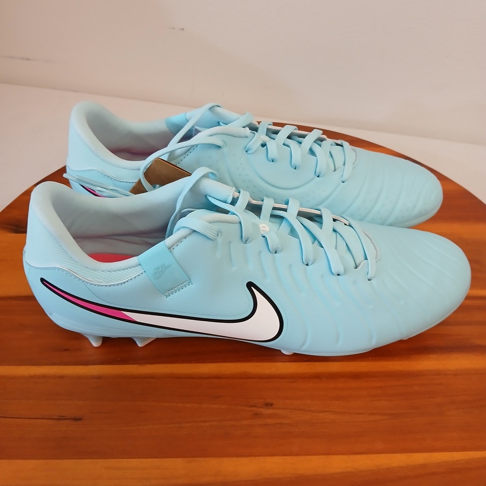 Nike Tiempo Legend 10 Academy FG Soccer Cleats Mens 10 Prism Pack DV4337-401 - Picture 3 of 9